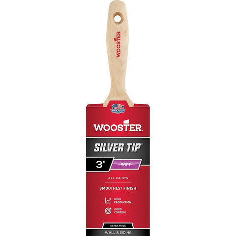 Wooster 5223 3 Silver Tip Soft Wall Paint Brush-1PK