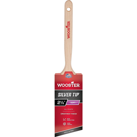 Wooster 5221 2-1/2 Silver Tip Soft Angle Sash Paint Brush-1PK