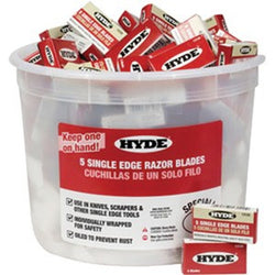 Hyde 49500 5pk Single Edge Razor Blade Bucket (100/pk) LANC-161217