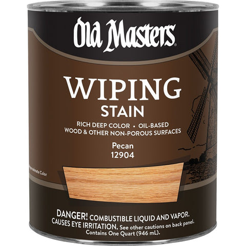 Old Masters 12904 qt Pecan Wiping Stain Classics 240 VOC-1PK LANC-161469