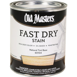 Old Masters 60104 qt Natural Tint Base Fast Dry Wood Stain-1PK LANC-161666