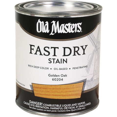 Old Masters 60204 qt Golden Oak Fast Dry Wood Stain-1PK LANC-161667