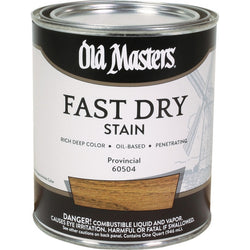 Old Masters 60504 qt Provincial Fast Dry Wood Stain-1PK LANC-161670