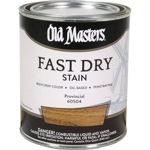 Old Masters 60504 qt Provincial Fast Dry Wood Stain-1PK LANC-161670
