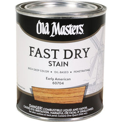 Old Masters 60704 qt Early American Fast Dry Wood Stain-1PK LANC-161672
