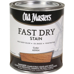 Old Masters 60904 qt Cedar Fast Dry Wood Stain-1PK LANC-161674