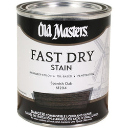 Old Masters 61204 qt Spanish Oak Fast Dry Wood Stain-1PK LANC-161677