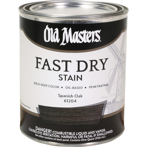 Old Masters 61204 qt Spanish Oak Fast Dry Wood Stain-1PK LANC-161677