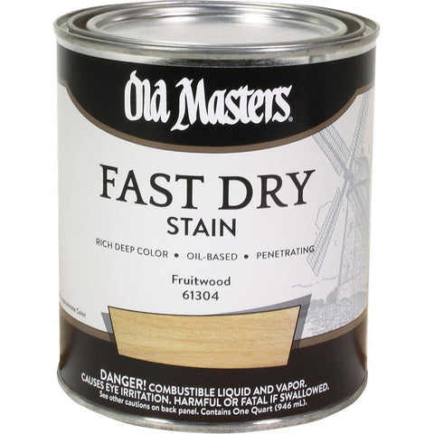 Old Masters 61304 qt Fruitwood Fast Dry Wood Stain-1PK LANC-161678