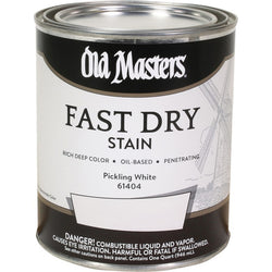 Old Masters 61404 qt Pickling White Fast Dry Wood Stain-1PK LANC-161679