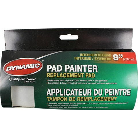 Dynamic 00223 9 Premium Interior/Exterior Pad Painter Refill (For 00227)-1PK LANC-161891