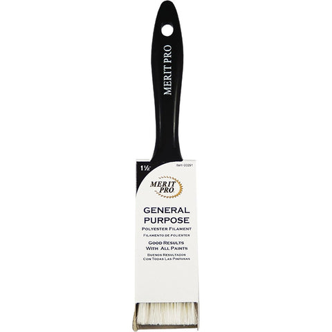 Merit Pro 00291 1-1/2 General Purpose Polyester Paint Brush-1PK LANC-161912