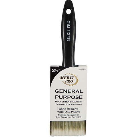 Merit Pro 00292 2-1/2 General Purpose Polyester Paint Brush-1PK LANC-161914