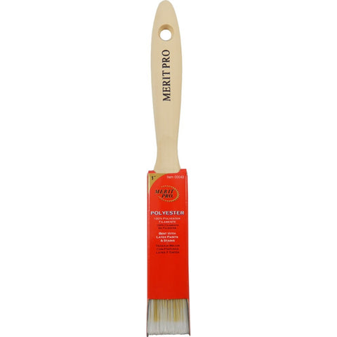 Merit Pro 00042 1 100% Polyester Beavertail Paint Brush-1PK LANC-161922