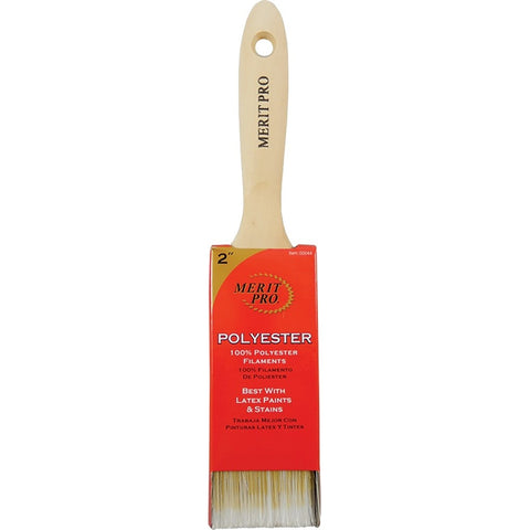 Merit Pro 00044 2 100% Polyester Beavertail Paint Brush-1PK LANC-161924