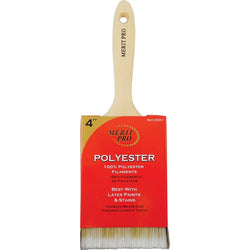 Merit Pro 00047 4 100% Polyester Beavertail Paint Brush-1PK LANC-161928