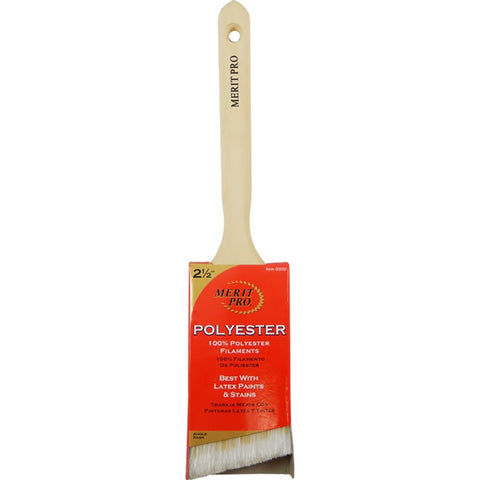 Merit Pro 00050 2-1/2 100% Polyester Angle Sash Paint Brush-1PK LANC-161931