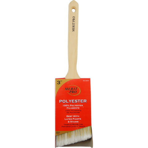 Merit Pro 00051 3 100% Polyester Angle Sash Paint Brush-1PK LANC-161932