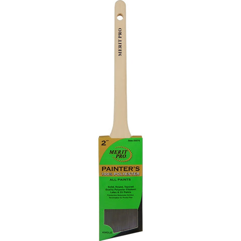 Merit Pro 00079 2 Painters Professional Angle Rat Tail Brush-1PK LANC-161948