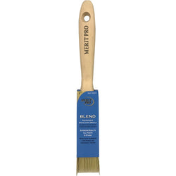 Merit Pro 00031 1 White China Bristle Polyester Beavertail Brush-1PK LANC-161960