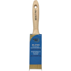 Merit Pro 00032 1-1/2 White China Bristle Polyester Beavertail Brush-1PK LANC-161961