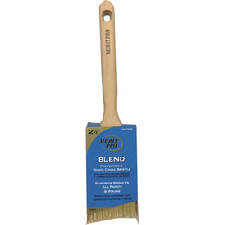 Merit Pro 00039 2-1/2 White China Bristle Polyester Angle Sash Brush-1PK LANC-161968