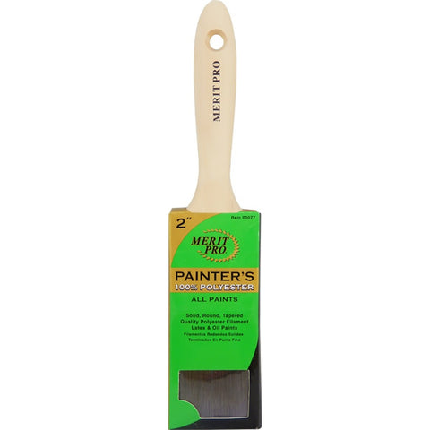 Merit Pro 00077 2 Painters Professional Beavertail Handle Varnish Brush-1PK LANC-161993