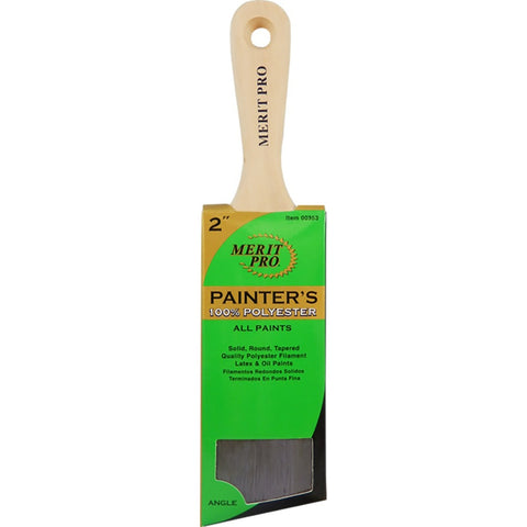 Merit Pro 00353 2 Painters Professional Angle Short Handle Brush-1PK LANC-161995