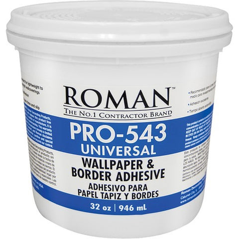 Roman PRO-543 Qt Universal Wallpaper & Border Adhesive-1PK