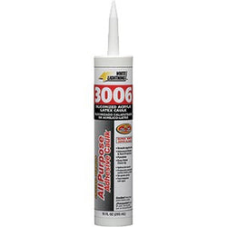 White Lightning W11000010 10 oz. White 3006 Ultra All Purpose Elastomeric Sealant 12/pk LANC-163045