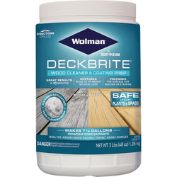 Wolman 16003 3Lb Deckbrite Wood Cleaner & Coating Prep Powder Concentrate-1PK