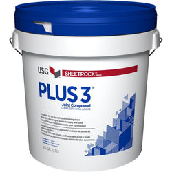 USG 381466048 4.5gal Plus-3 Lightweight Joint Compound Blue Lid-1PK LANC-163145