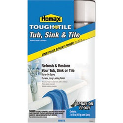 Homax 3157 32oz White Tough As Tile Tub & Sink 1 Part Epoxy Spray On Finish-1PK LANC-163573