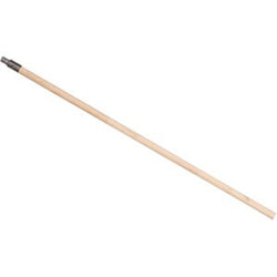 Dynamic 00369 60 x 1-1/8 Wooden Extension Pole w/Metal Threaded Tip-1PK LANC-163602