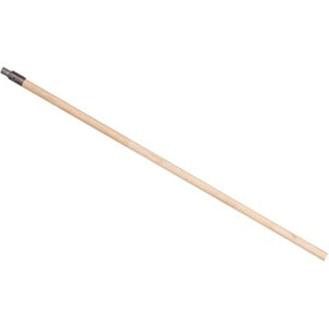 Dynamic 00369 60 x 1-1/8 Wooden Extension Pole w/Metal Threaded Tip-1PK LANC-163602