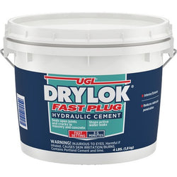Drylok 00917 4lb Fast Plug Hydraulic Cement-1PK LANC-164367