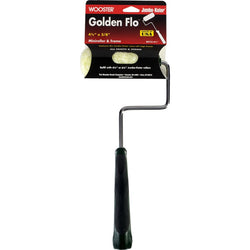 Wooster RR115 4-1/2 x 3/8 Nap Golden Flo Jumbo-Koter Frame and Mini Roller Cover Combo-1PK