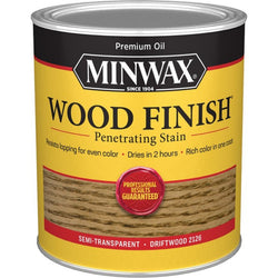Minwax 70011 qt Driftwood 2126 Semi-Transparent Stain-1PK LANC-164