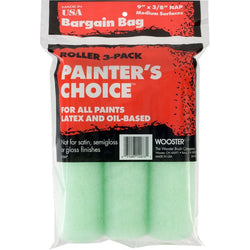 Wooster R728 9 x 3/8 Nap Painters Choice Roller Cover (3pk)