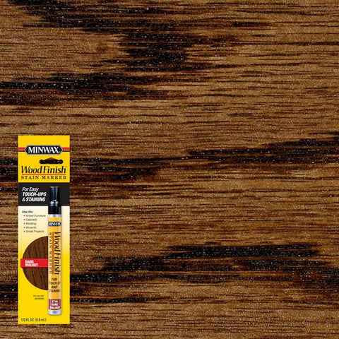Minwax 63487 1/3oz Dark Walnut Stain Marker-1PK LANC-16727