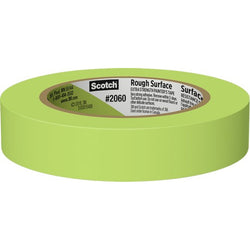 3M 2060-24A-BK 24mm Green Scotch Masking Tape for Hard-to-Stick Surfaces Bulk (36/pk)