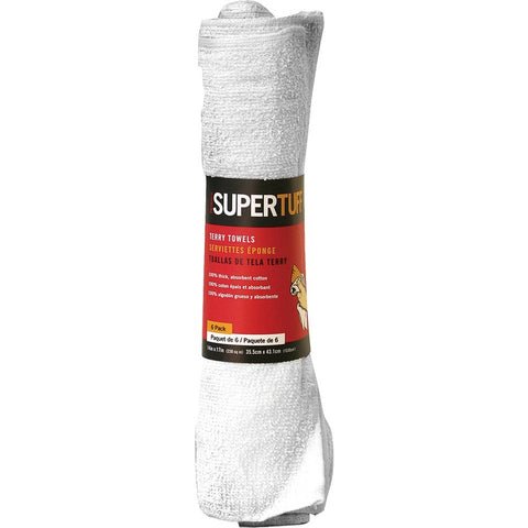 Trimaco 10756 14 x 17 White Terry Towel (6pk) LANC-171234