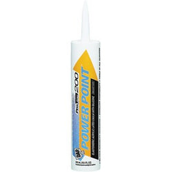 DAP 18750 10oz White Power Point 200 Elastomeric Acrylic Latex Caulk w/Silicone-12PK LANC-17166