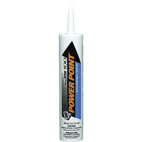 DAP 18700 10oz White Power Point 100 Acrylic Latex Caulk-12PK LANC-17167