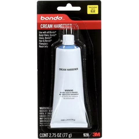 Bondo 928 2.75oz Blue Cream Hardener for Bondo Fillers-1PK LANC-173151