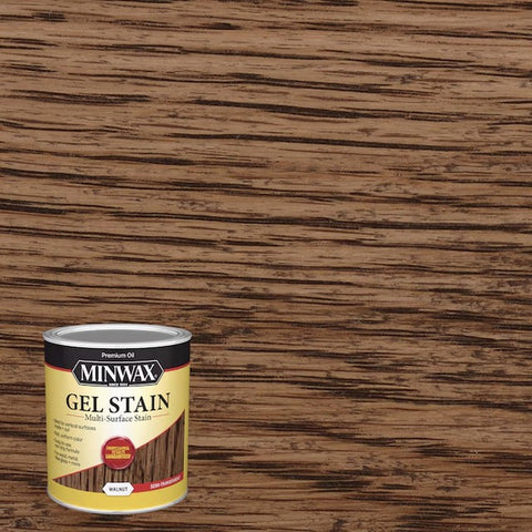 Minwax 66060 qt Walnut Semi-Transparent Gel Stain-1PK LANC-17663