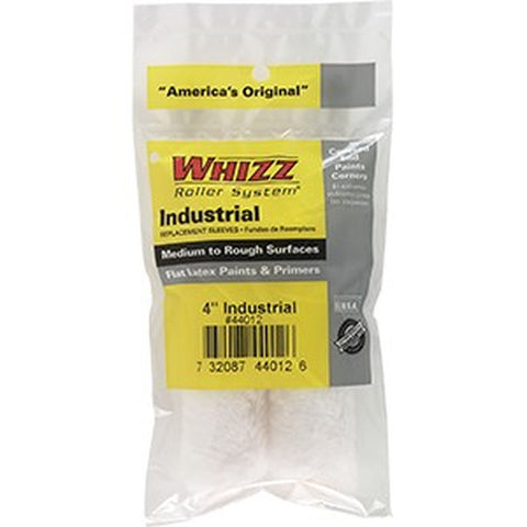 Whizz 44012 4 White Industrial Mini Roller 2Pk LANC-17711