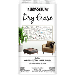 Rust-Oleum 241140 qt White Dry Erase Brush On Kit-1PK LANC-177381