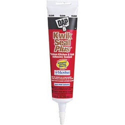 DAP 18546 5.5oz Clear Kwik Seal Plus Kitchen & Bath Adhesive Sealant-1PK LANC-17878
