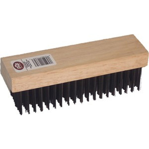 DQB 11382 7-1/4 6x19 Row Wood Block Wire Brush-1PK LANC-17895
